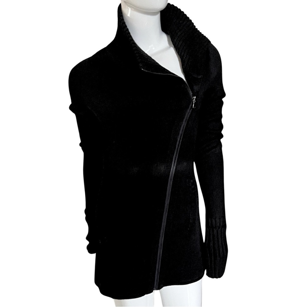 Pre-owned, black Athleta Chill Factor Wool Blend Sweater Coat - XS